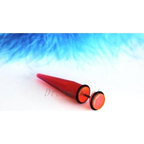 Wholesale Red Sold Separately Ear Piercing Ear Spikes Ear Stretching Kits 100pcs/lot Promitional Gift Free Shipping