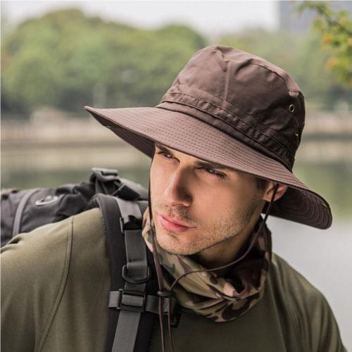 Hirigin Boonie Bucket Hat 2020 Fishing Cap Hiking Hunting Brim Safari Summer Men Sun Hat Outdoor Folding Fisherman Hat