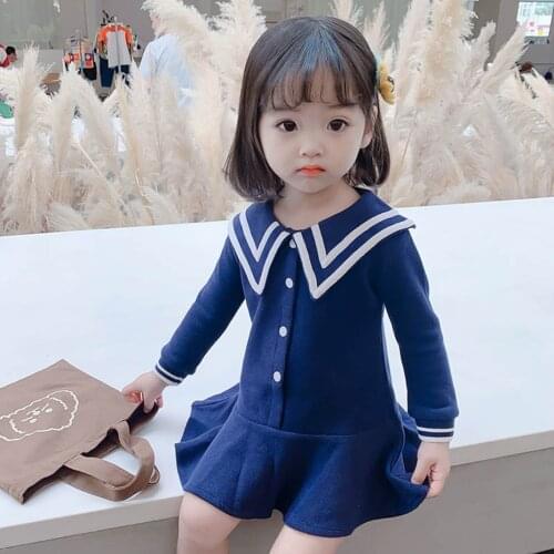 Dresses For Girls Striped Girls Party Dress Kids Spring Autumn Kid Dress Casual Style Girls Clothes