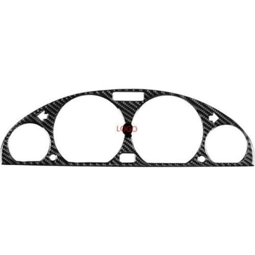 Fit For BMW 3 Series E46 M3 323i 328i 330i 325i 1999-2004 Carbon Fiber Central Control Instrument Display Panel Decoration