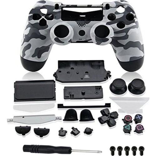 Custom Camouflage Cases Housing Shell Buttons For PS4 Limited Edition Controller Replacement For Sony Playstation 4 V1 Gamepad