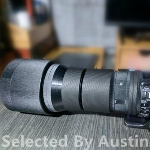 Premium Lens Skin Guard Brushed Black For Sony Prime Lens Decal Protector Anti-scratch Wrap Film Sticker Cover