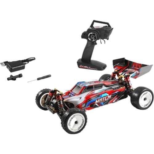 RTR 1/10 Scale RC Car Vehicles 2.4G 4WD High Speed Electric Toy Off-Road Buggy Gifts for Boys 8-12