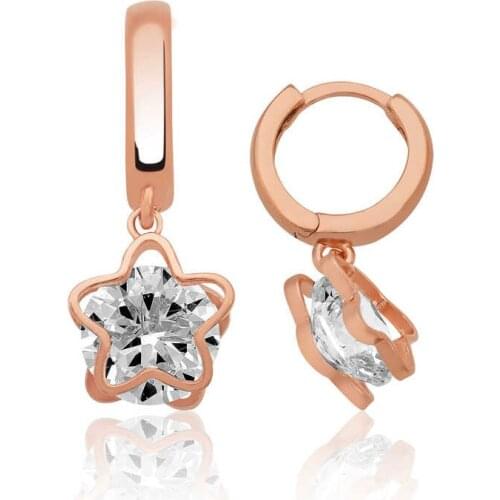 Tevuli 925 Sterling Silver Three-Dimensional Flower Earrings