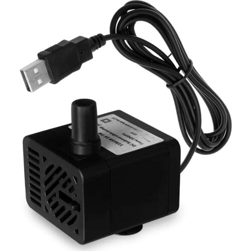 USB DC 5V Automatic Shut off Mini Pet Fountain Replacement Pump for Cat Fountain, Dog Founntain, Aquariums, Tabletop Fountain