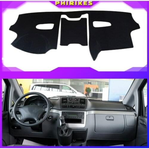 Car Inner Auto Dashboard Cover Dashmat Pad Carpet Sun Shade Dash Board Cover Fit For Mercedes-Benz Vito 2010 2011 2012 2013