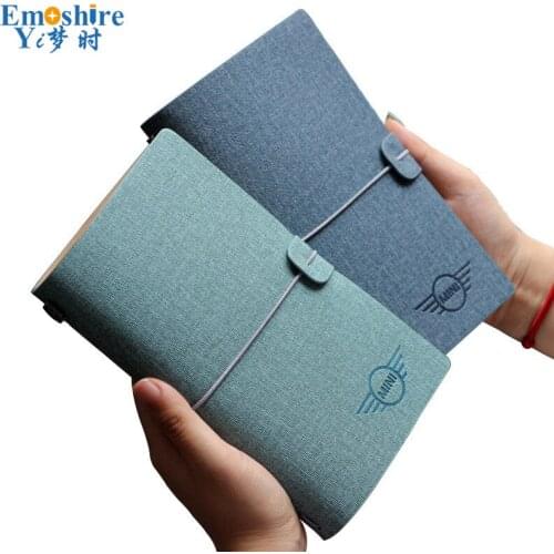 A6 Loose-leaf Minimalist Original Hand Account Book Strap Creative Memo Pad Travel Hand Book Art Notebook Note Pad N310