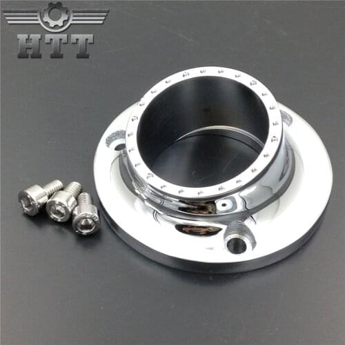 Aftermarket free shipping motorcycle parts Chrome Exhaust Tip Muffler Power Outlet For Yamaha Bruin 350 Grizzly 350 660 ATV