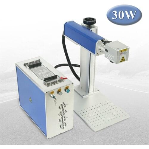30W split fiber laser marking machine metal marking machine laser engraver machine Nameplate laser marking mach stainless steel