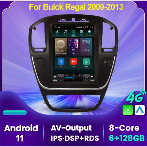 Vertical Screen Tesla Style Android 11 Car Radio For Opel Insignia Buick Regal 2008-2013 Car DVD Multimedia Player GPS Navi DSP