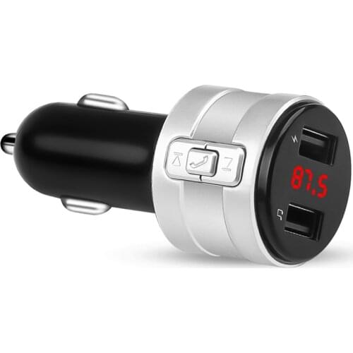 Hot 3.1A Dual USB Car Charger Handsfree Bluetooth 4.2 FM Transmitter Modulator Car MP3 Player Wireless Audio Receiver Car Kit