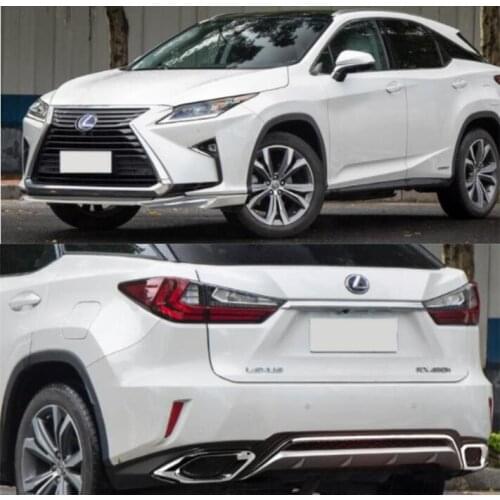 ABS BUMPER REAR TRUNK LIP SPOILER DIFFUSER PROTECTOR GUARD SKID COVER For LEXUS RX450h 2016 2017 2018 2019