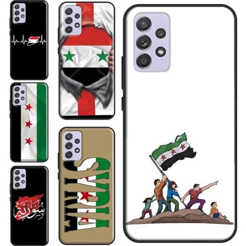Syrian Syria Flag Case For Samsung Galaxy A12 A32 A52 A72 A31 A41 A51 A71 A21S A20e A20S A50 A70 Back Cover