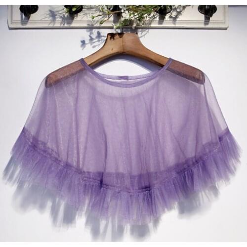 Ladies Soft Wedding Capes Wedding Jacket Wraps Tulle Shrug Bridal Bolero Women Shawl And Wraps Evening Wedding Dress Cover Up
