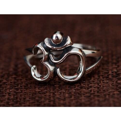 Hot sale om Symbol Open ring for Women Yoga Rings jewelry fashion Accessories