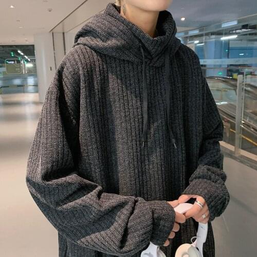 Houzhou Mens Knitted Hoodies