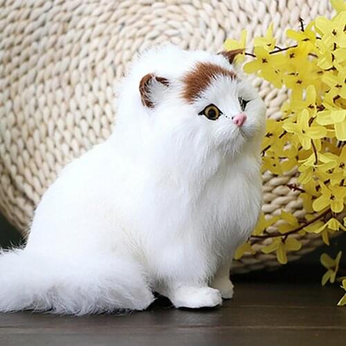 Simulated Fat Cat Stuff Toy Handicraft Photography Props Home Car Decor Gift Kid Kawaii Cushion for kids' Gifts