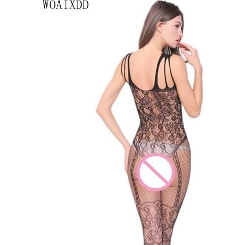 Open Crotch Tight Fishnet Bodystocking Plus Size Crotchless Bodysuit Lingerie for Women Bodysuit Sexy Lingerie Sleepwear
