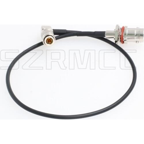 Right Angle Mini BNC DIN1.0/2.3 Male to BNC Female RG179 75ohm HD SDI Cable for Blackmagic HyperDeck