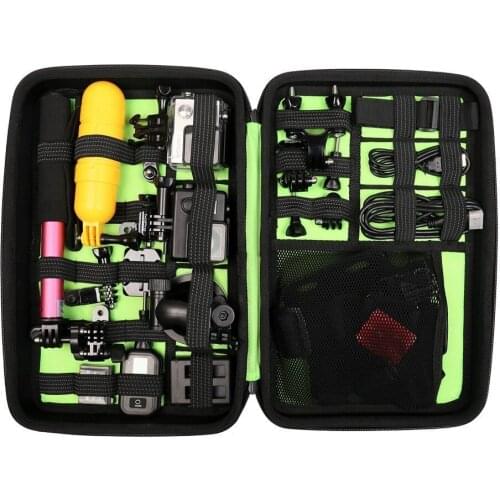 EVA Shockproof Carrying Case/For Gopro bags for Gopro Hero 4, 3+, 3 Gopro accessories (Blue)