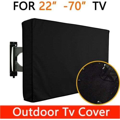 Outdoor TV cover with screen LED LCD TV waterproof outdoor tv covers 32" 38" 42" 48" 52" 55" 60" Protect TV Screen Covers Garden