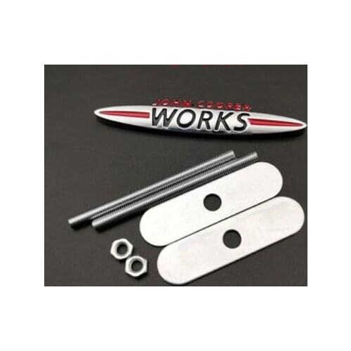 3D JCW John WORKS Decal Sticker Emblem Decor for Min Cooper One Countryman R50 R52 F55 F56 R55 R56 R60 F60 Car Accessories