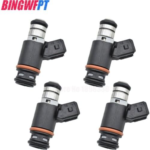 4pcs Fuel Injector Nozzle IWP076 IWP-076 021906031B 021 906 031B For V W CORRADO SHARAN VENTO GOLF PASSAT BORA 805000348303