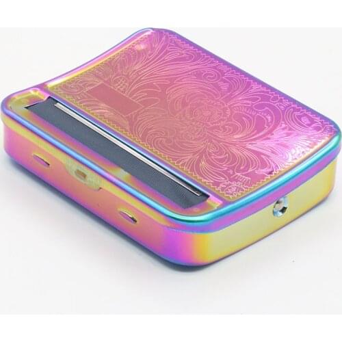 70mm/78mm Metal Rolling Machine Tobacco Roller Cigarette Maker For Paper Joint Roller weed box case Rolling Cigarette device