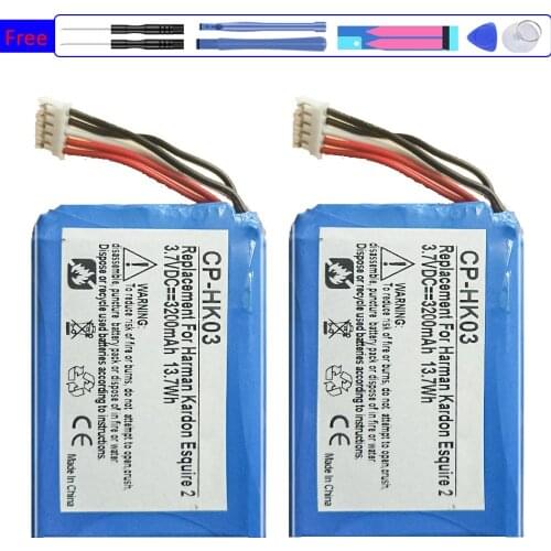 3200mAh Battery GSP805070 for Harman Kardon Esquire 2 Speaker 3.7V