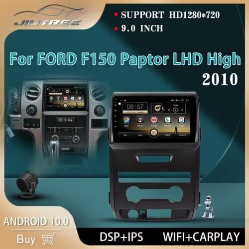 Android 10.0 Car Radio Player For Ford F150 Raptor 2010 LHD High 9INCH DSP Car multimedia player Auto Carplay USB