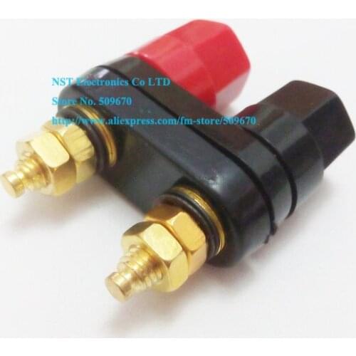 Dual Insulated Binding Post Banana Jack, Amplifier Terminal Binding Post Banana Plug Jack/Free shipping/10PCS