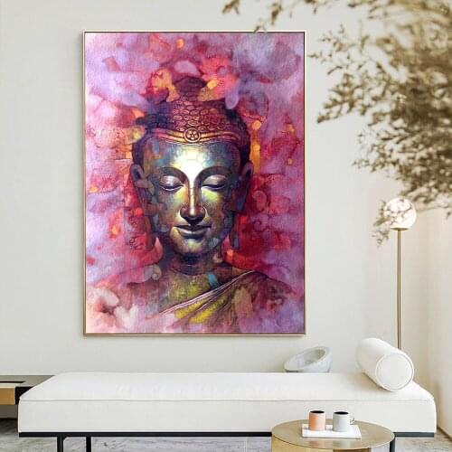 Buddha Art God Canvas Prints Paintings Modern Religious Artwork Wall Art Pictures for Living Room Home Decoration