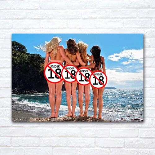 Beautiful Girls Hot Models Modern Art Canvas Painting Wall Pictures for Living Room Home Decor Poster No Frame