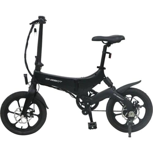 [EU STOCK] ONEBOT S6 Portable Folding Electric Moped Bicycle 16inch Tire 25km/h 50KM Smart Ebike Outdoor Bike Dual Disc Brakes