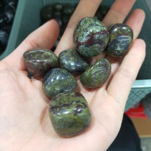 Natural Stone Mineral Crystal Dragon Blood Stone Square Quartz Gravel Healing DIY material Stone Home Decoration Crafts