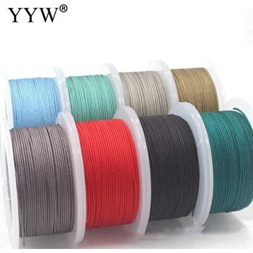 26m/Spool 0.80mm Cord Nylon Thread Cord Plastic String DIY Rope Bead Shamballa Bracelet Jewelry Making Wholesale