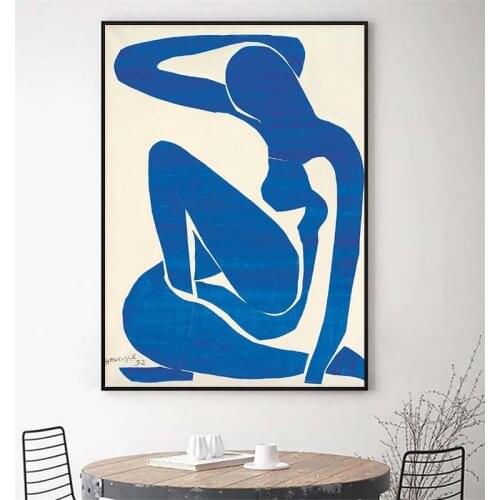 Blue Nude I By Henri Matisse Canvas Paintings On the Wall Art Posters And Prints fauvism Art Pictures For Living Room Cuadros