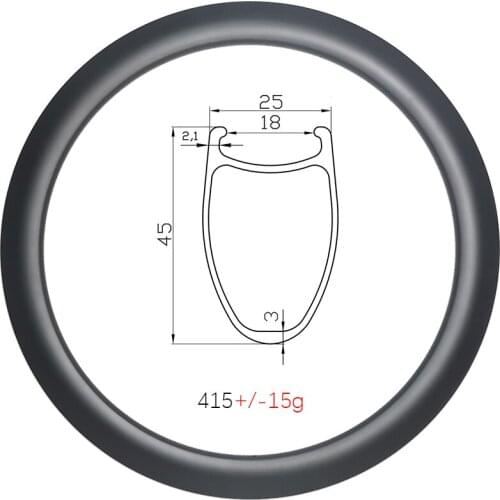 SPDSF 415g Superlight 700C all road gravel 45mm deep carbon rims disc clincher 25mm wide 20H 24H 28H 32H UD 3K 12K matte glossy
