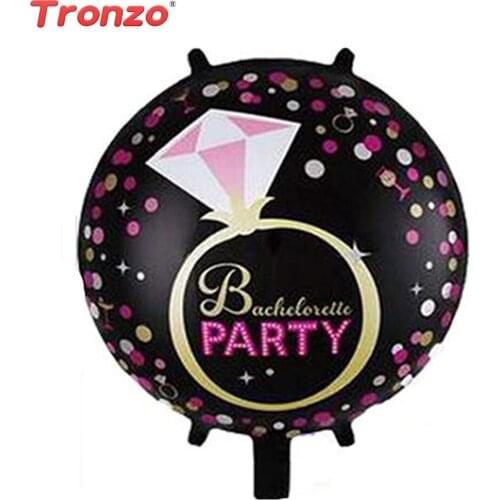 Trozno 10pcs/lot Bachelorette Party Foil Balloon Adults Favors 18inch Diamond Letter Inflatable Ballons For Wedding Decoration
