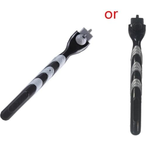 Universal Men Manual Shaving Razor Long Handle Hair Removal Beard Shaver Trimmer Replacement for 3-Layer Blade