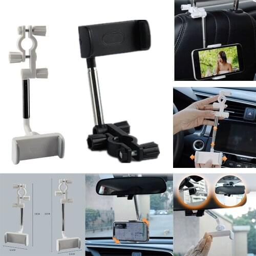 Universal 360 Degree Car Rearview Mirror Mount Stand Mobile Phone Gps Holder Cradle Aotomobiles Interior Stand Bracket
