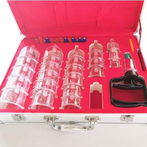 Vacuum cupping jar 24 boutique suitcase with cupping apparatus household suction type cupping gift boxes