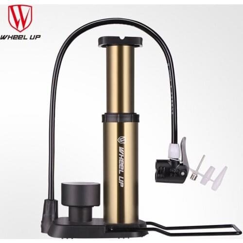 WHEEL UP Ultra-light MTB Bike Pump 160 Psi High Pressure Portable Pump With Pressure Gauge Bomba de ar bicicleta Bicycle Pump