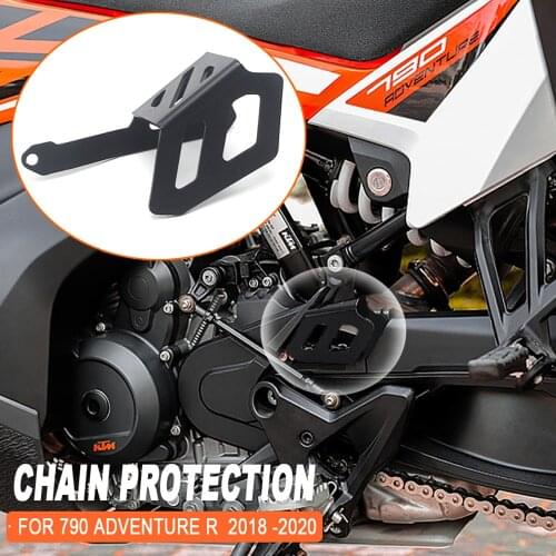 For 790 ADV 790 Adventure R 2018 2019 2020 Motorcycle Front Sprocket Cover Case Saver Protector Chain Guard