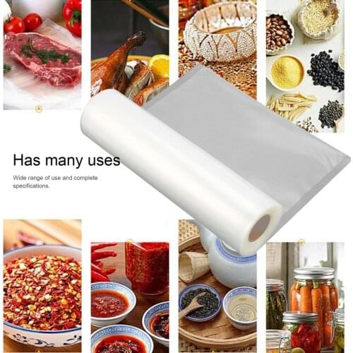 1 Roll Household Food Vacuum Packaging Bag for Vacuum Food Fresh Keeping Long Cargo Bag Vacuum Fresh-keeping Bag Sealer Accessor