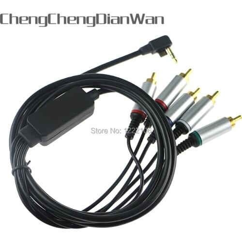 1PC Original RCA AV TV Video Cord Cable Cord For PSP 3000/2000 AV Cable and for PSP HDTV TV Video Component Cable