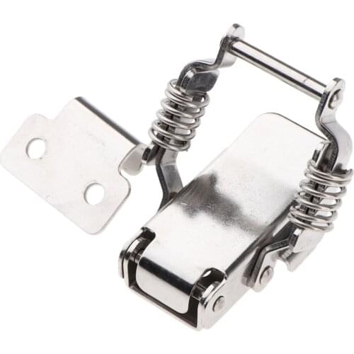 1 Pack Stainless Steel Dual Spring Loaded Toggle Latch Catch Clamp Clips