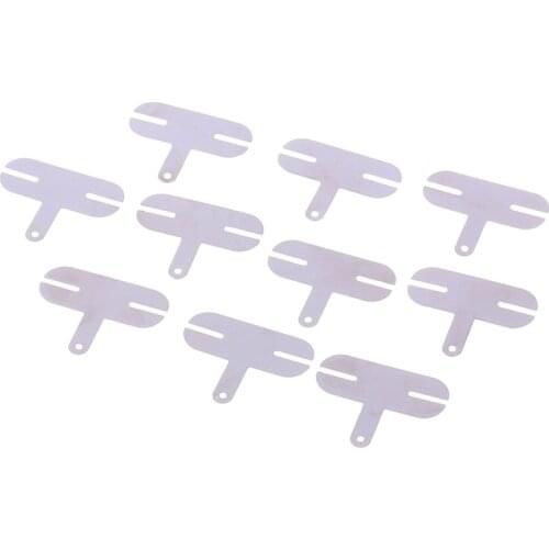 10pcs/Bag 18650 Power T Type Lithium Battery Nickel Sheet Nickel Plated Steel Sheet Spot Welding Nickel Film 25* 10 * 0.2(mm)