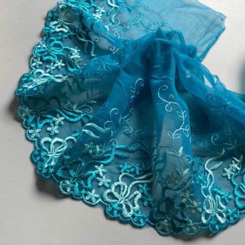 3yd Lace Fabric Green Red Plum Blossom Flower Mesh Flowers Tulle Mesh Lace Wide Clothes Accessories For Garments And Wedding