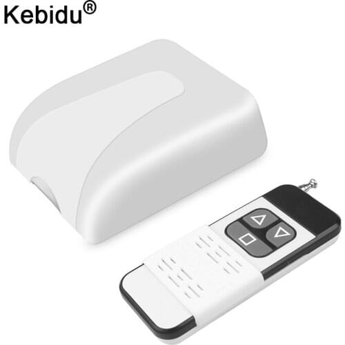 433MHz Wireless Remote Control 12-48V 2CH RF Relay Receiver and Transmitters for Garage and Light Control